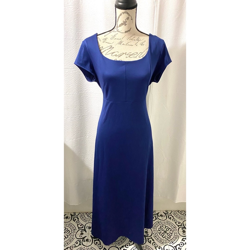 Blue Floor Length Theater Gown